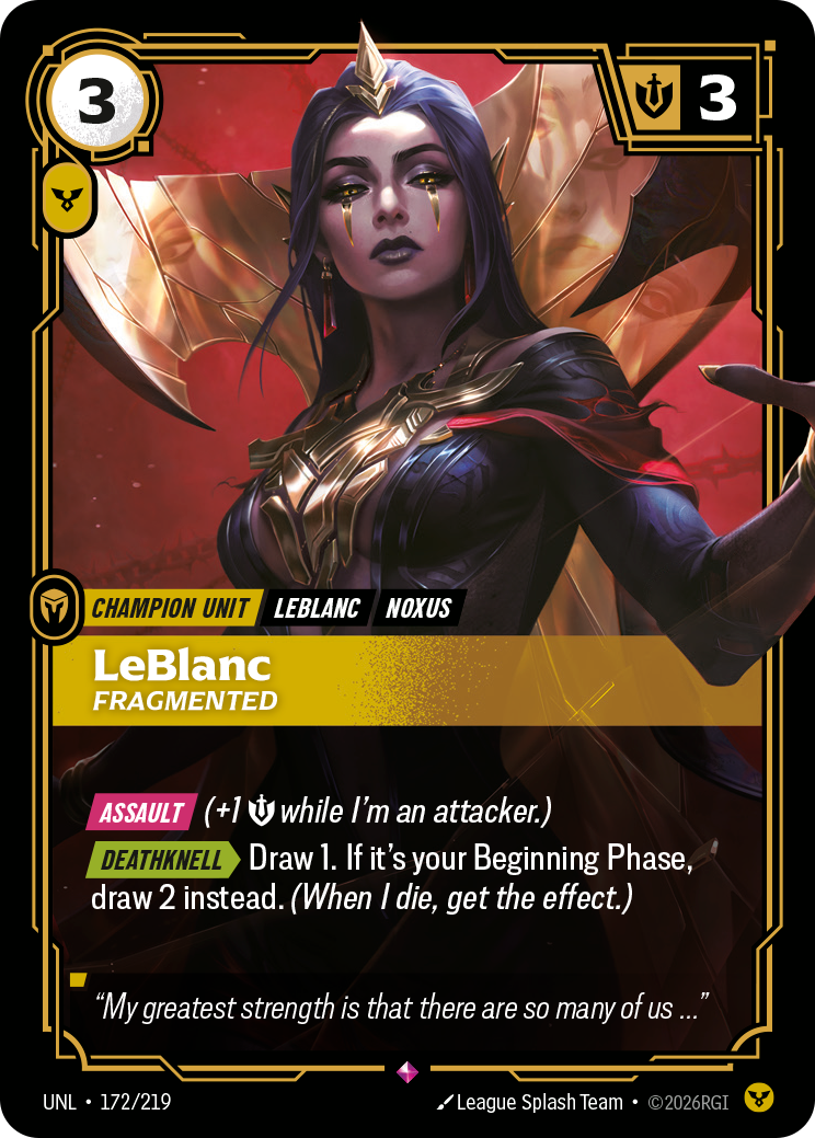 leblanc fragmented