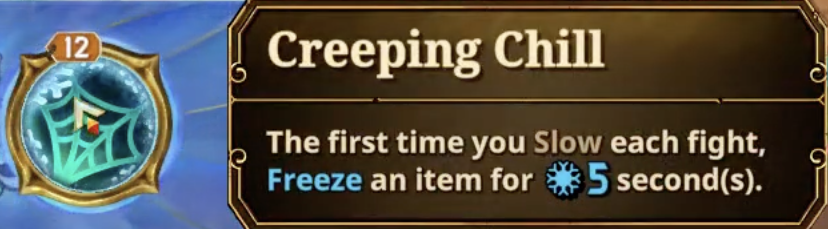 creeping chill skill