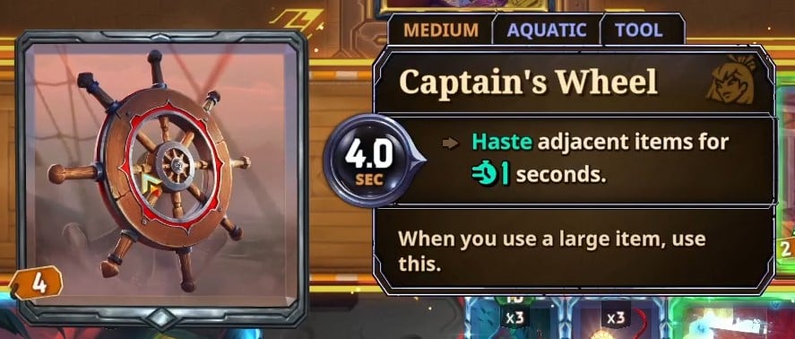 bazaar captain's wheel