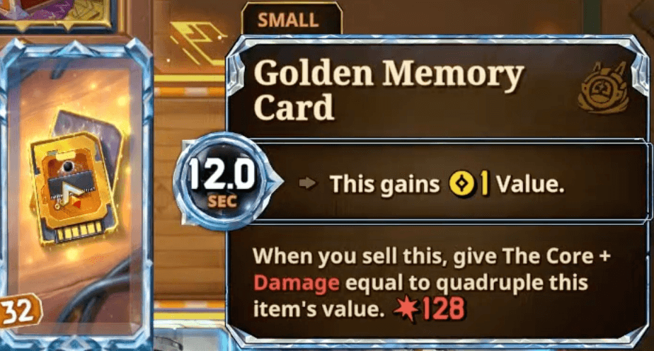 golden memory card