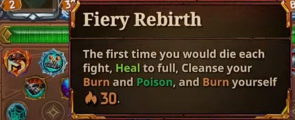 fiery rebirth skill