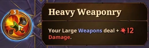 heavy weaponry skill