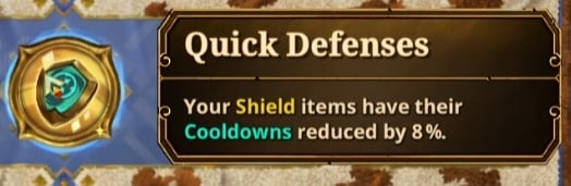 quick defense skill