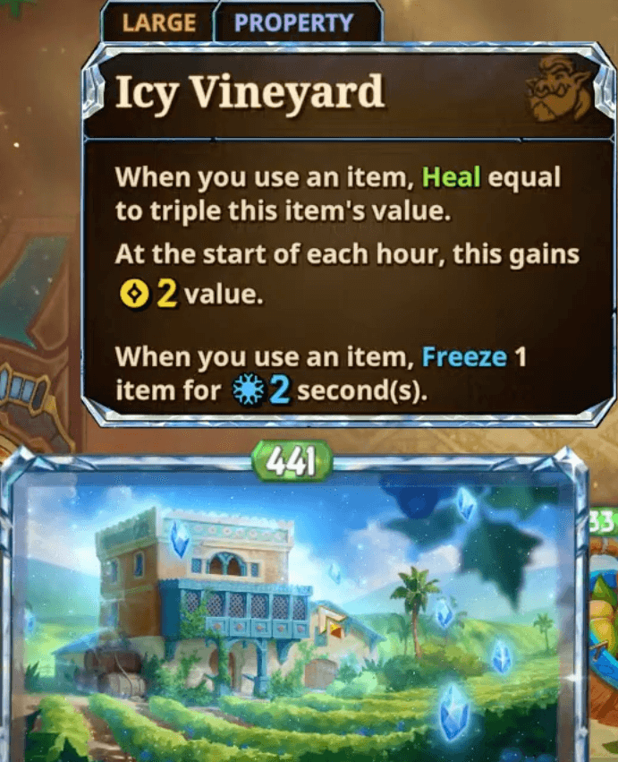 icy vineyard