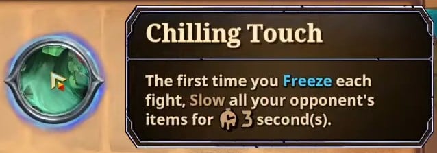 chilling touch skill