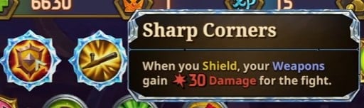 sharp corners skill