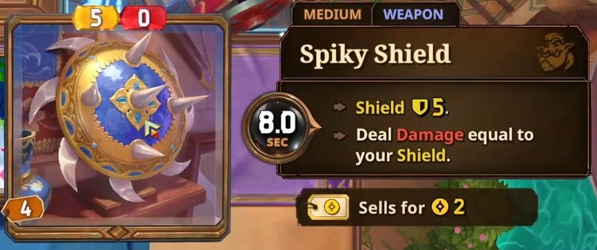 spiky shield