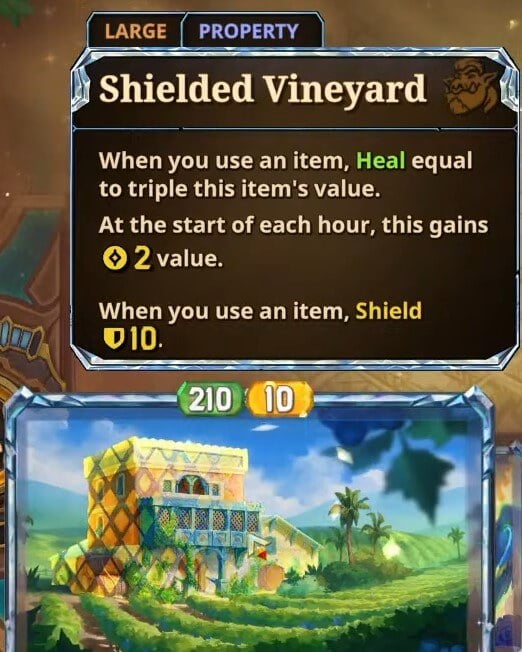 shielded vineyard