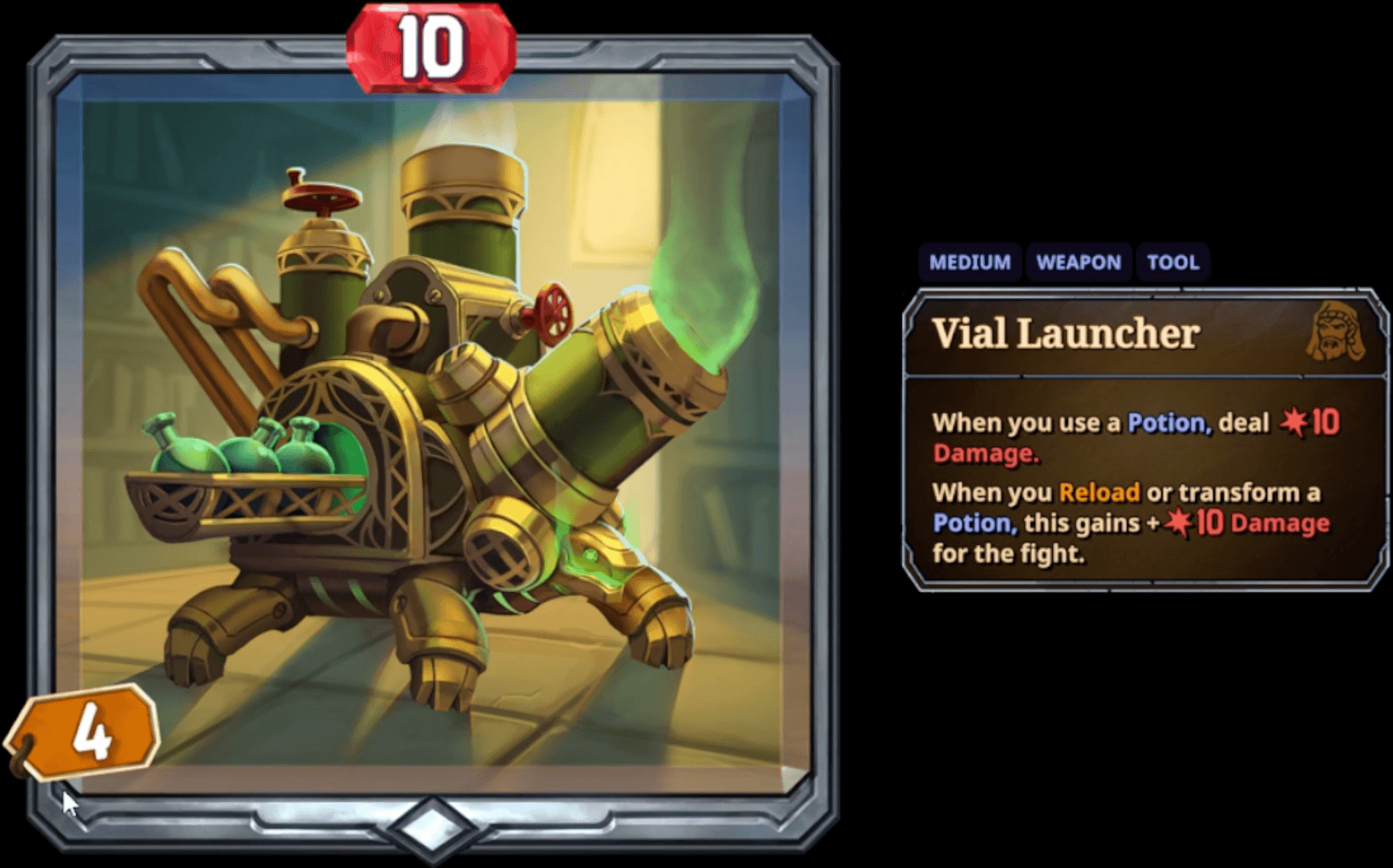 the bazaar vial launcher