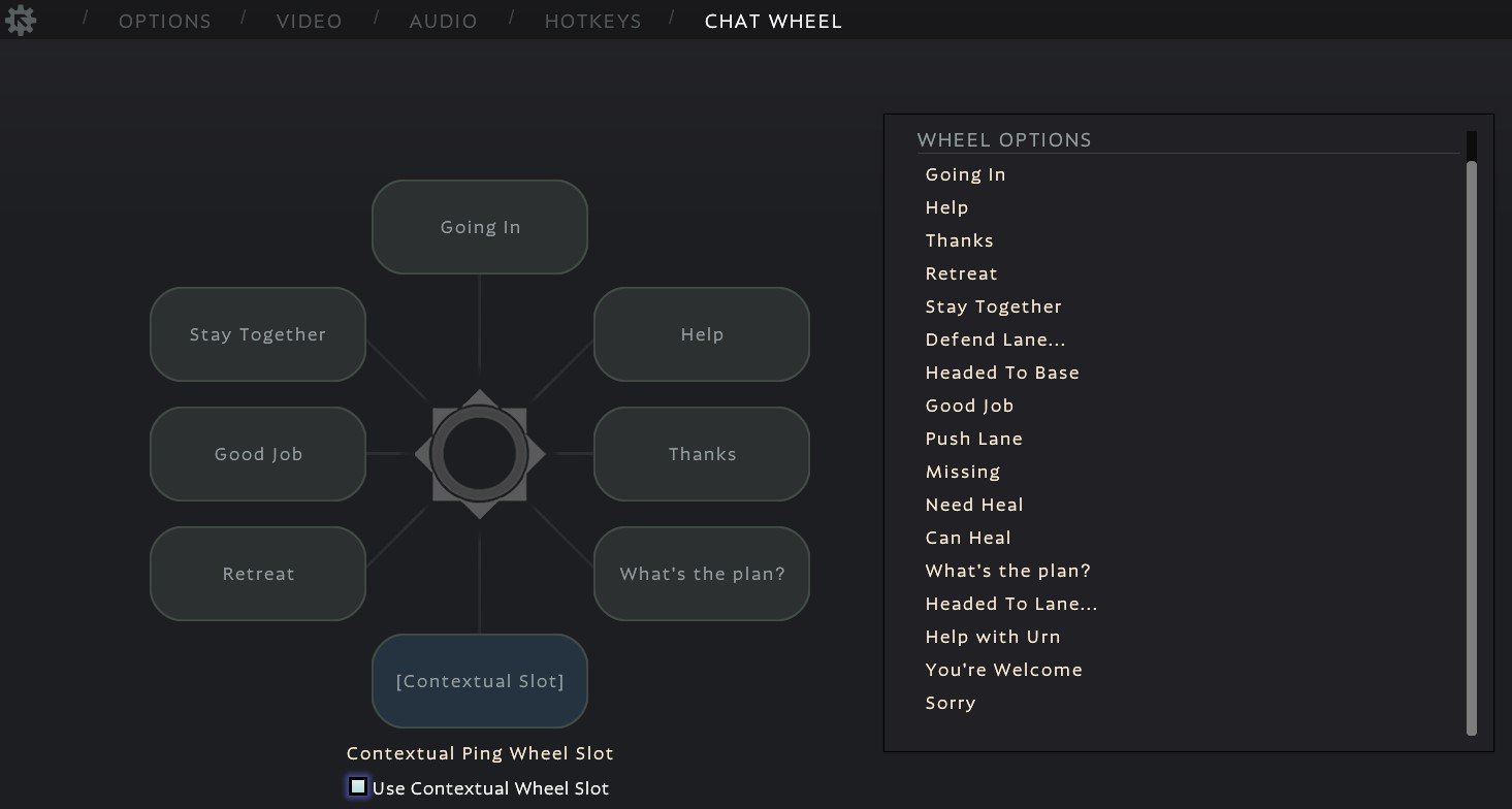 chat wheel settings