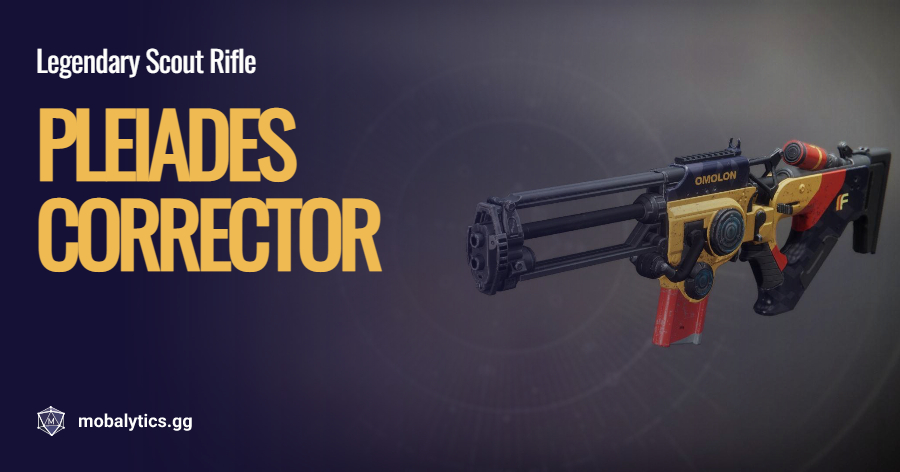 Pleiades Corrector God Roll for PvE & PvP, Stats & Possible Rolls