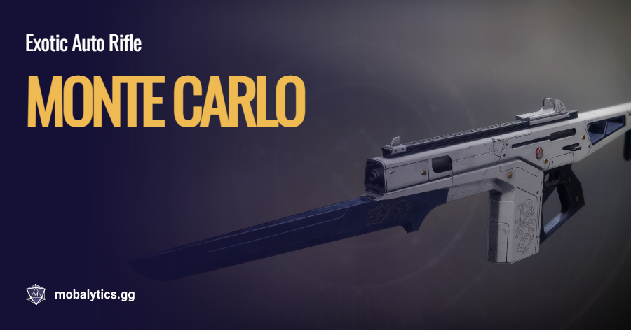 Monte Carlo - Stats, Exotic Perk, Catalyst & More - Mobalytics