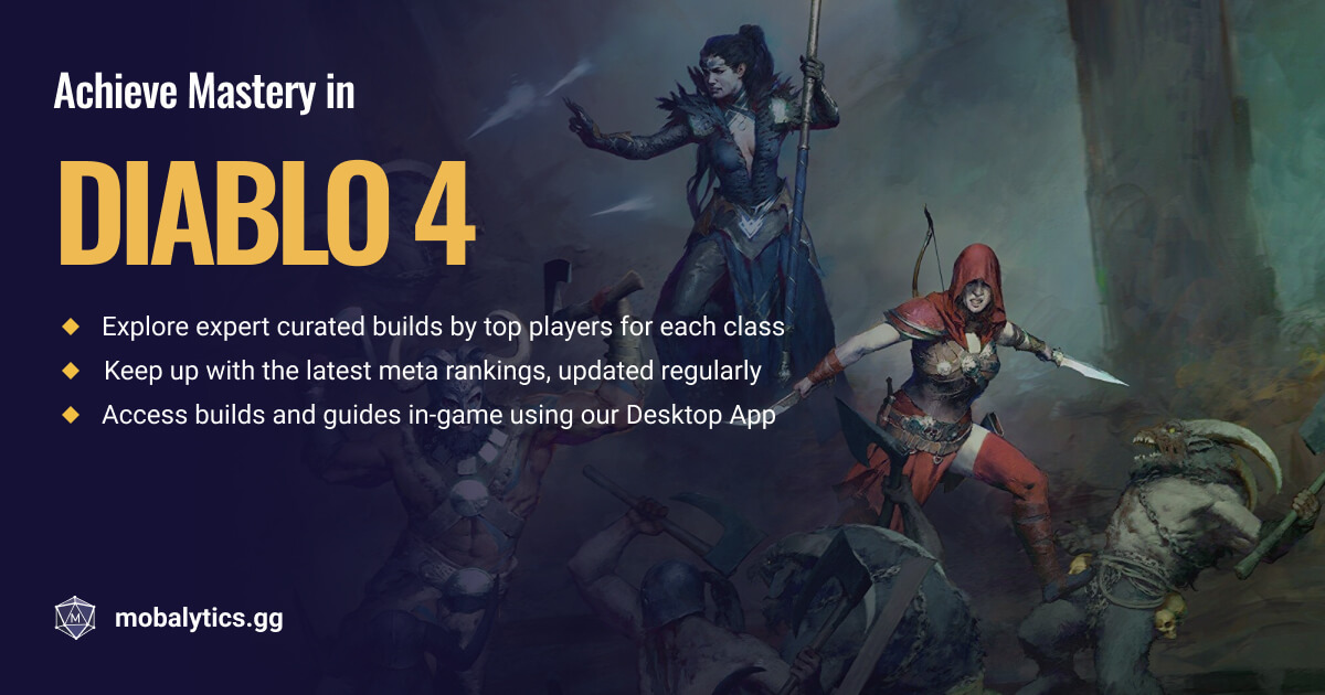 Diablo 4 Builds Guides More Mobalytics