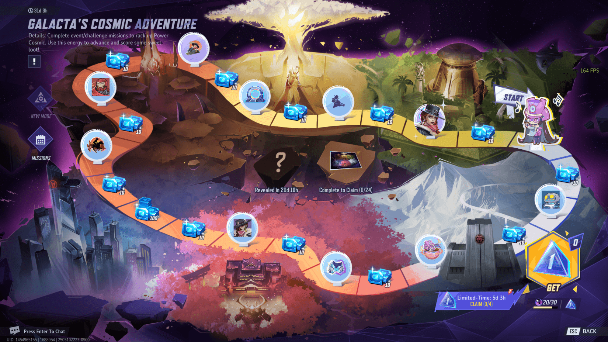 Galacta Game Board