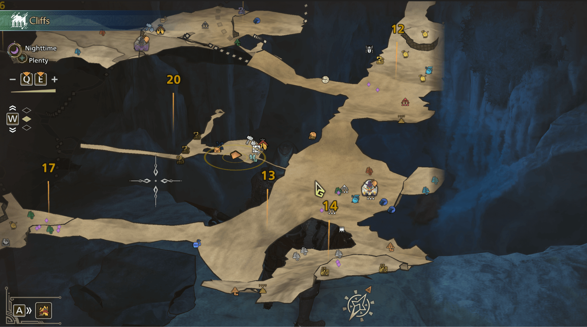 fishing quest 3 map iceshard cliffs