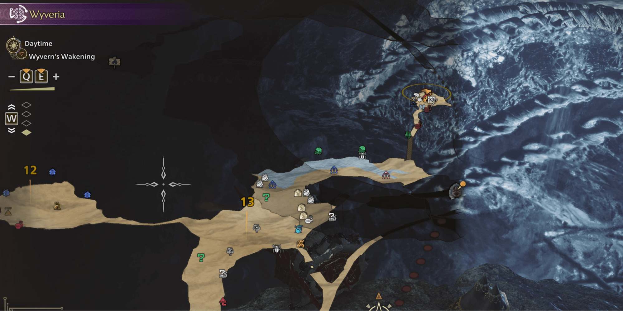 fishing quest 3 map wyveria
