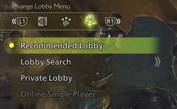 change lobby menu