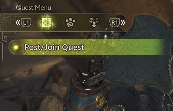 quest menu