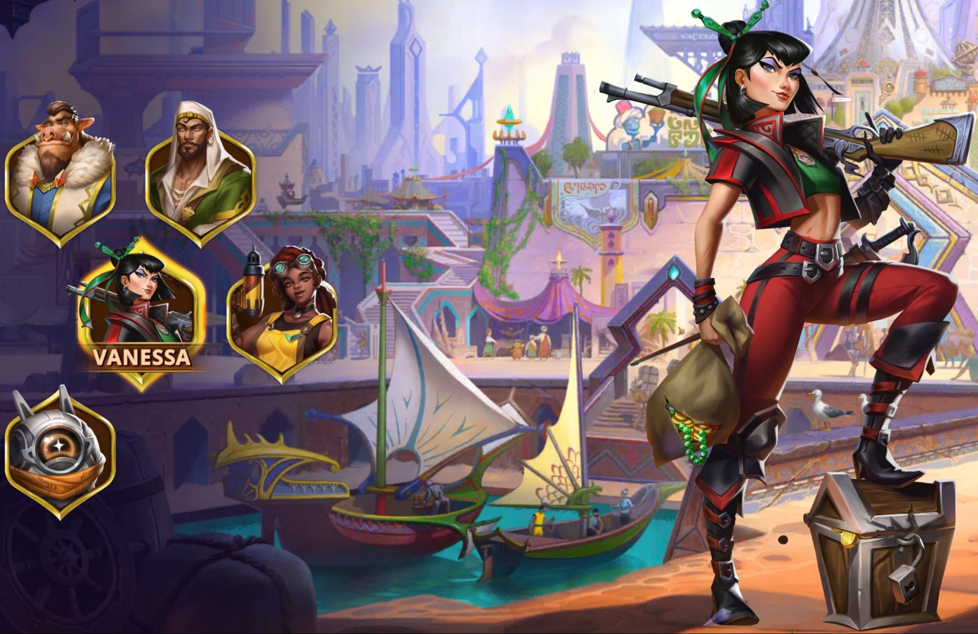 the bazaar character select