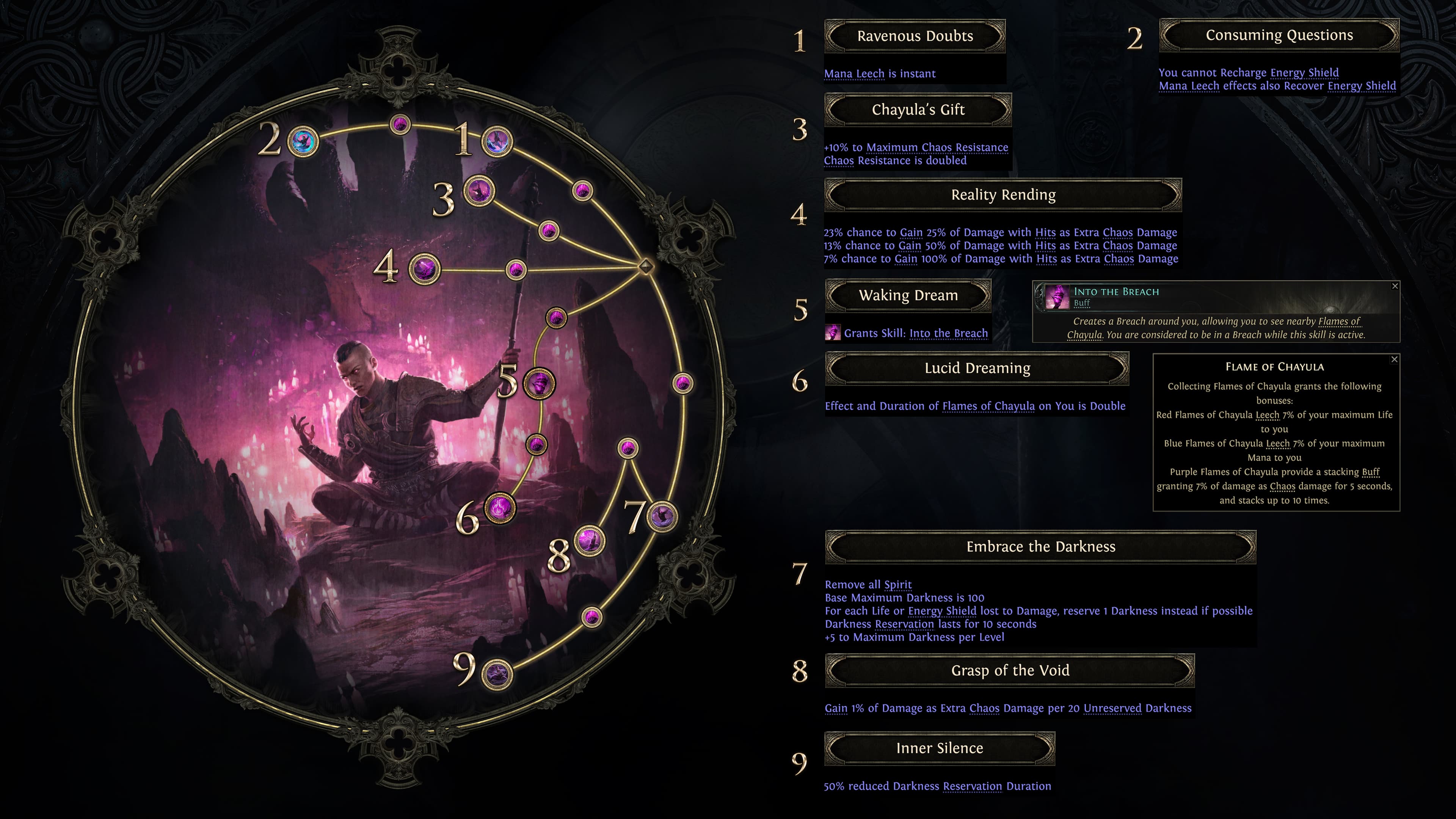 poe 2 acolyte of chayula skill tree