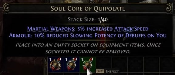 poe 2 soul core