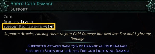 poe 2 added cold damage