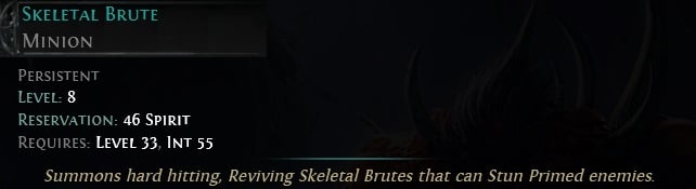 poe 2 skeletal brute