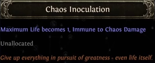 poe 2 chaos inoculation