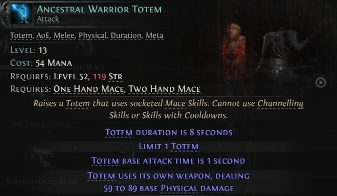 Ancestral Warrior Totem