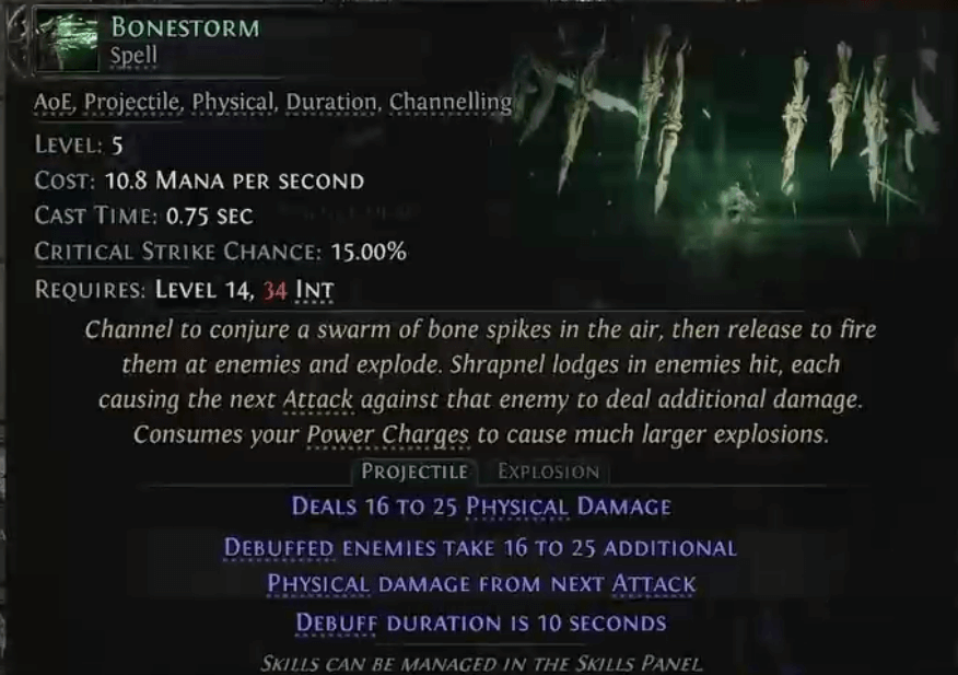 poe 2 bonestorm