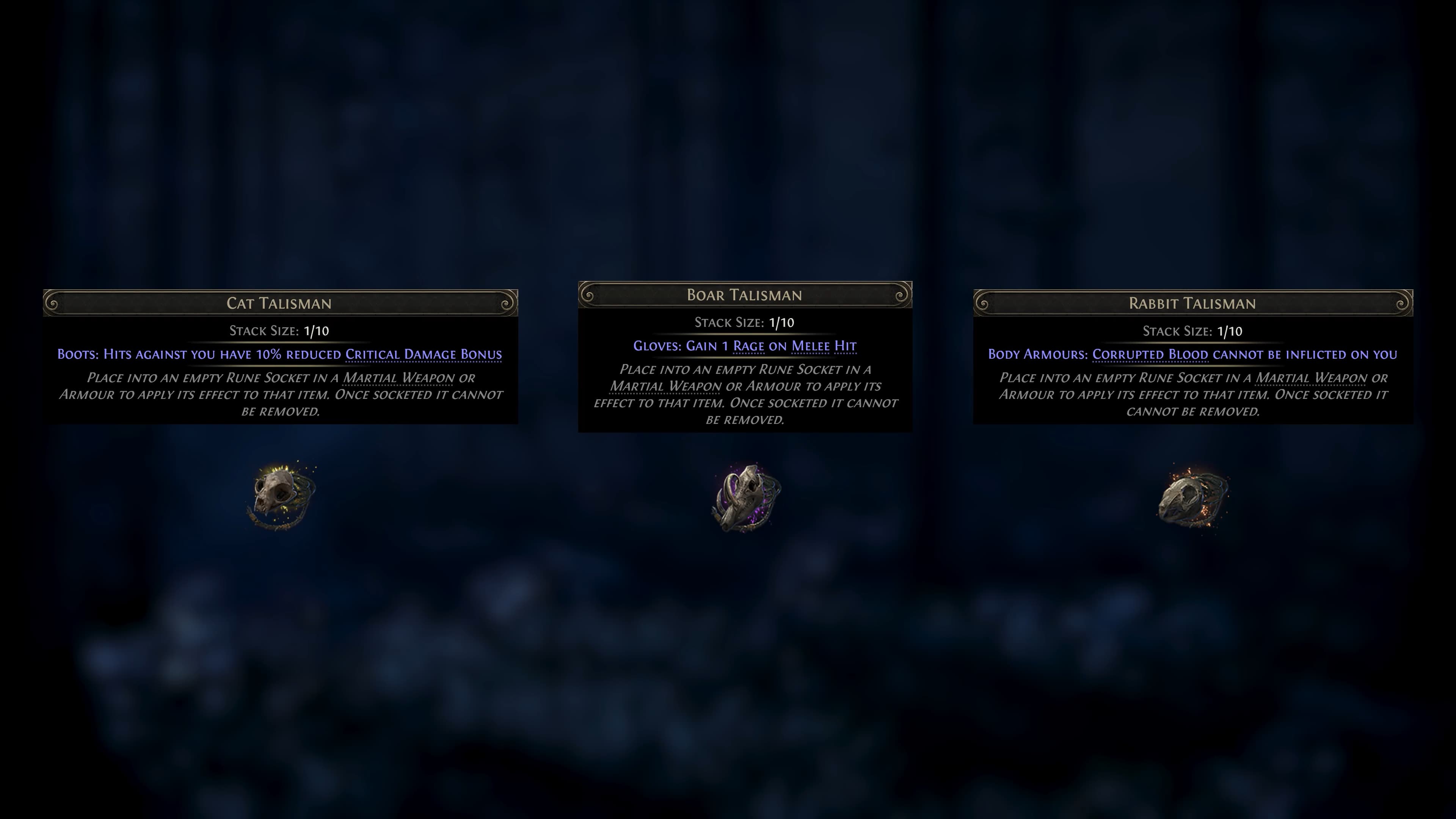 poe 2 talismans