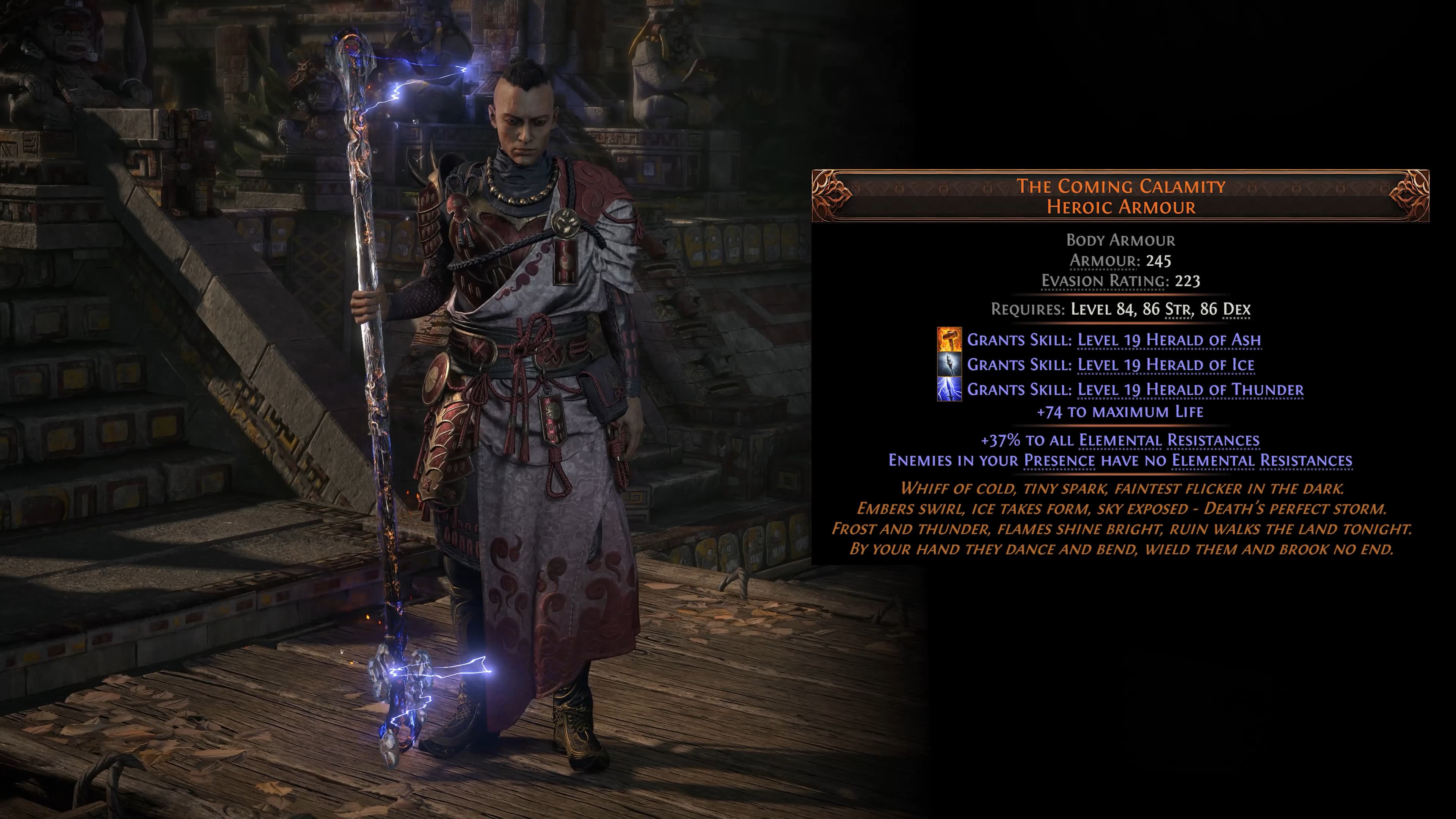 poe 2 the coming calamity