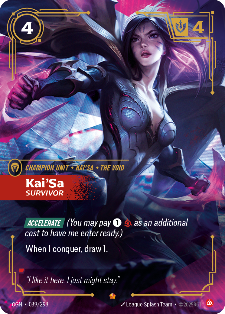 kai'sa survivor