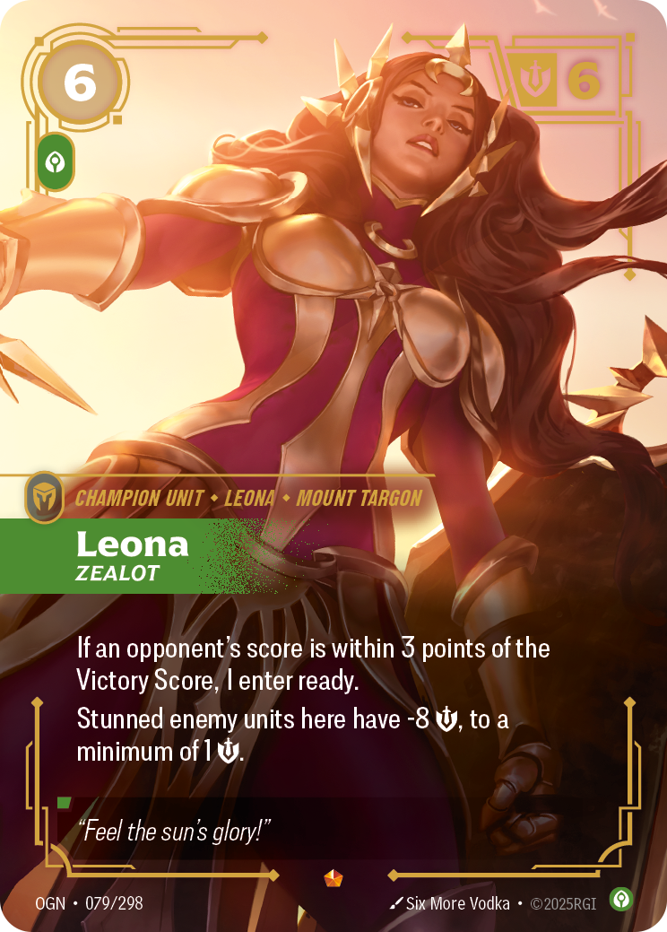 leona zealot