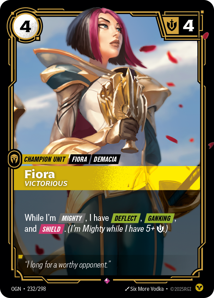 fiora victorious