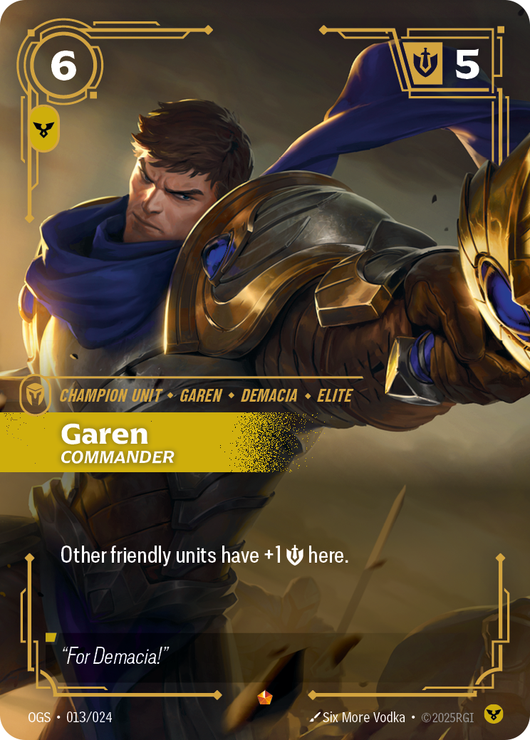 garen commander