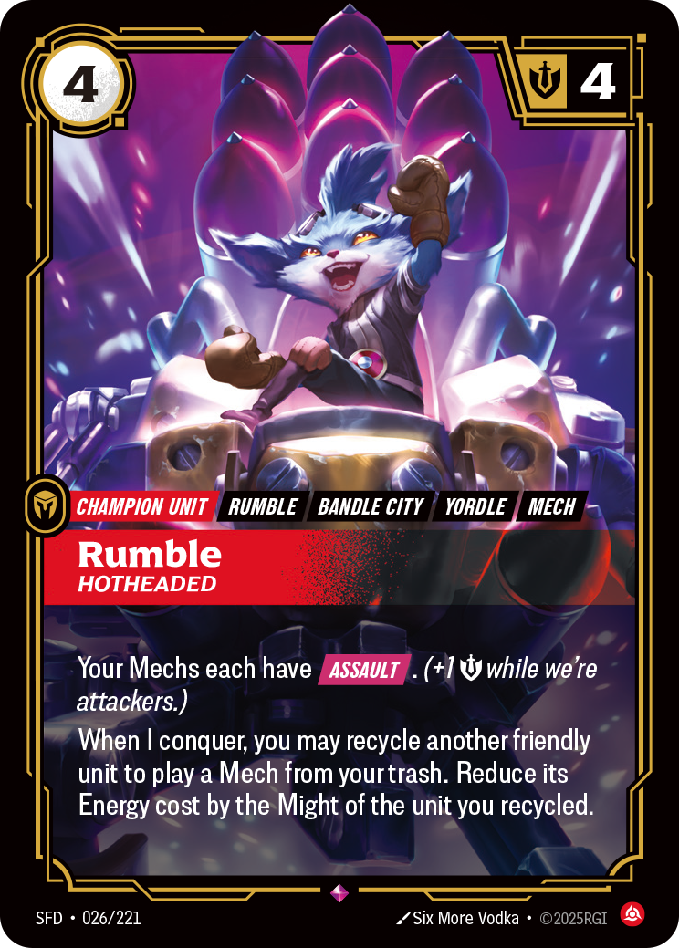 rumble hotheaded