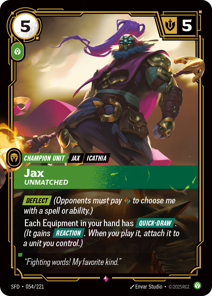 jax unmatched
