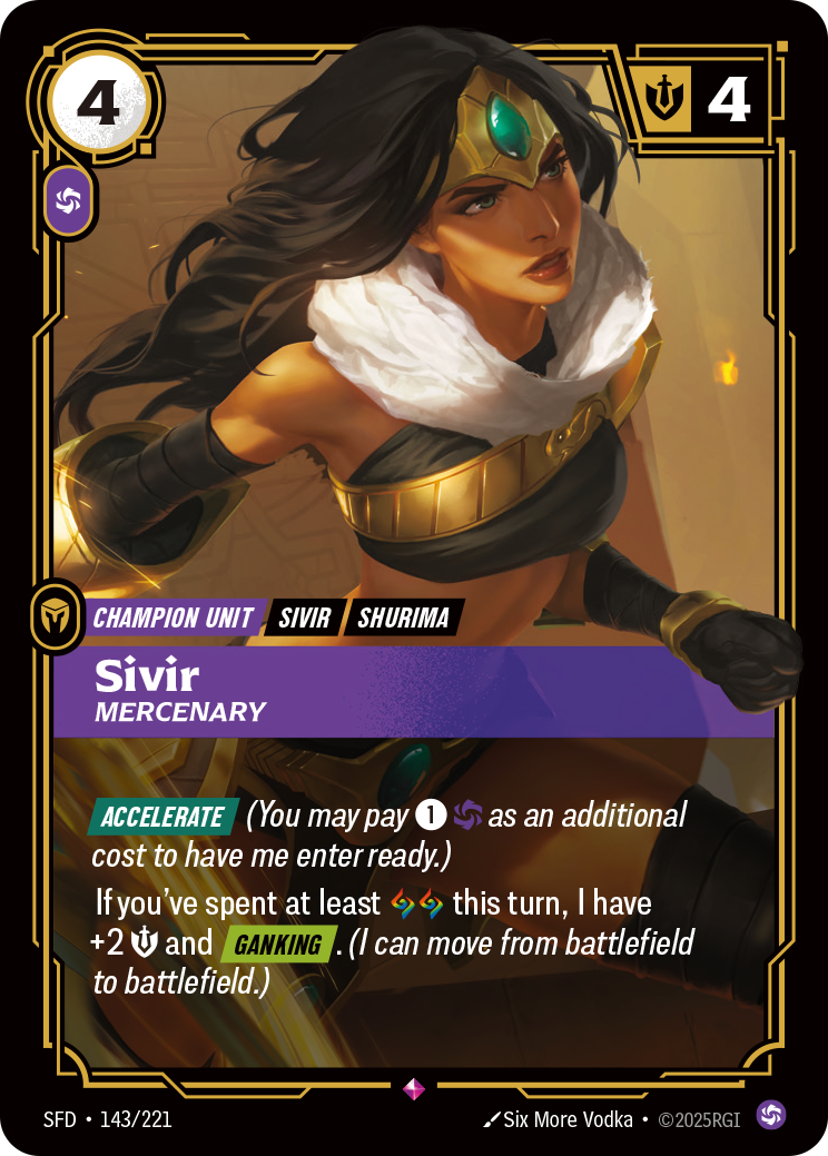 sivir mercenary