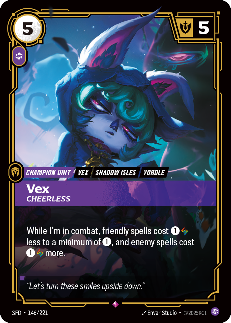 vex cheerless