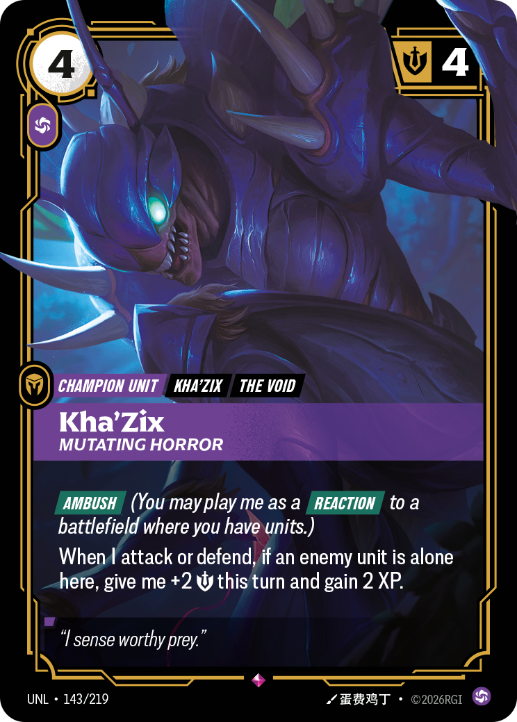 kha'zix mutating horror