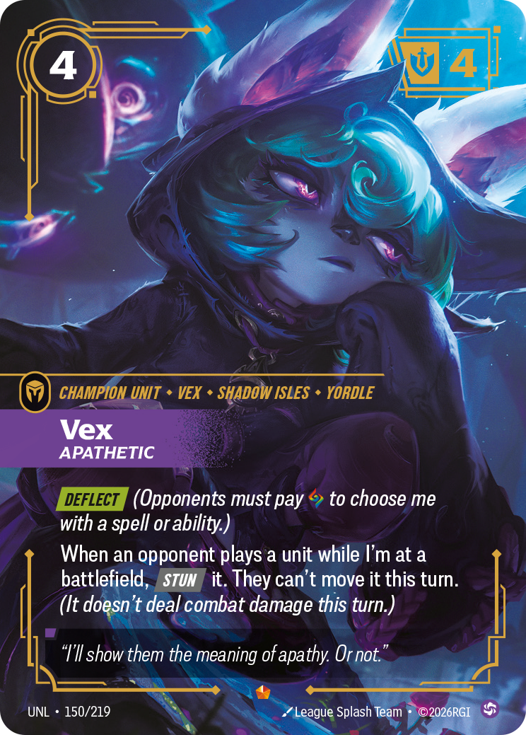 vex apathetic