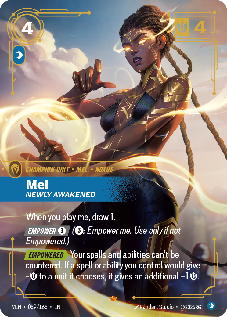 mel newly awakened