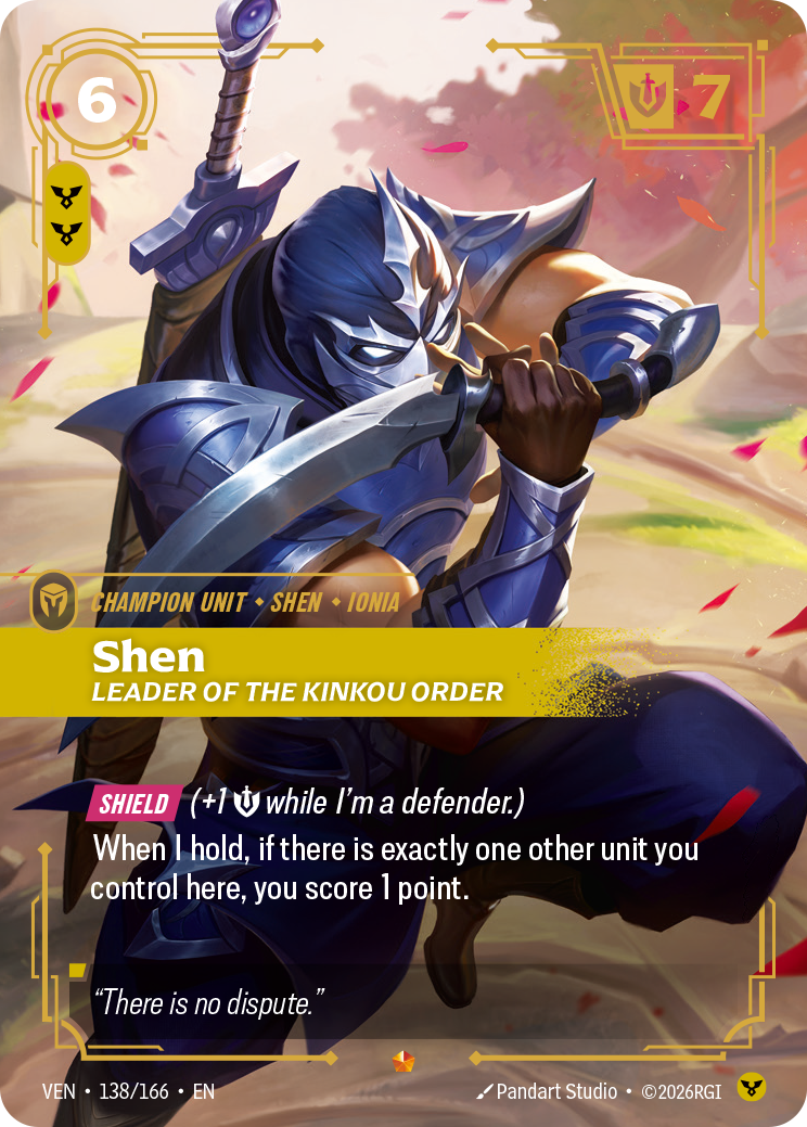 shen leader of the kinkou order
