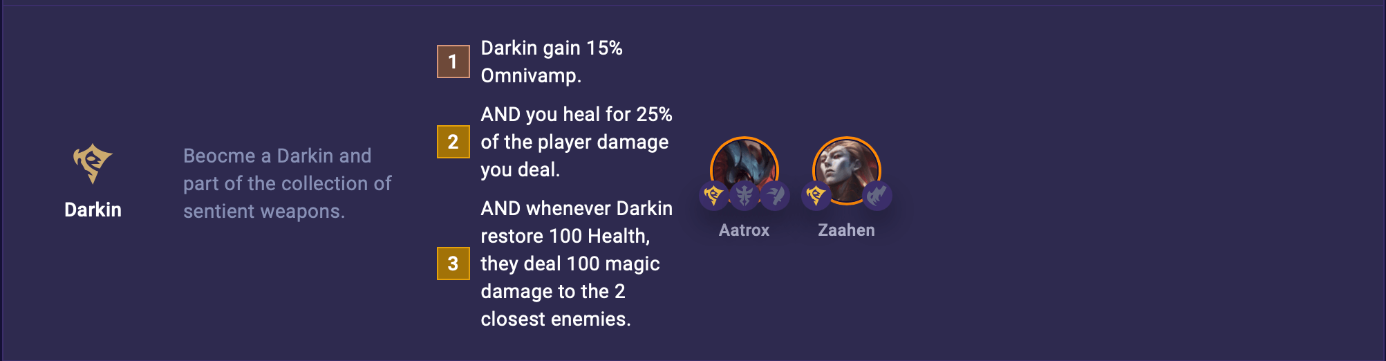 darkin trait