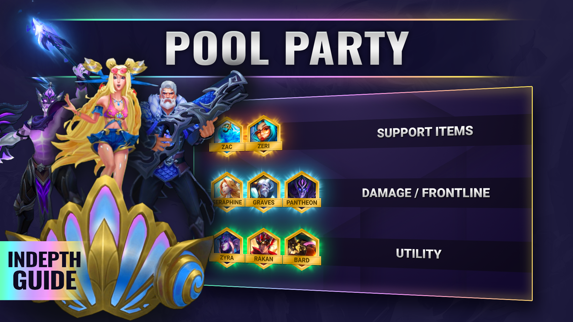 Pool Party TFT Meta Comp Set 7.5 Guide Mobalytics