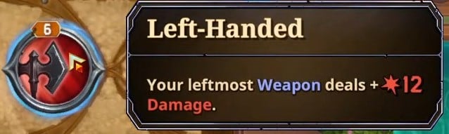 left handed skill