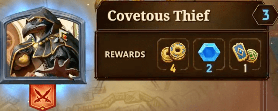 Bazaar Covetous Thief Lv 3