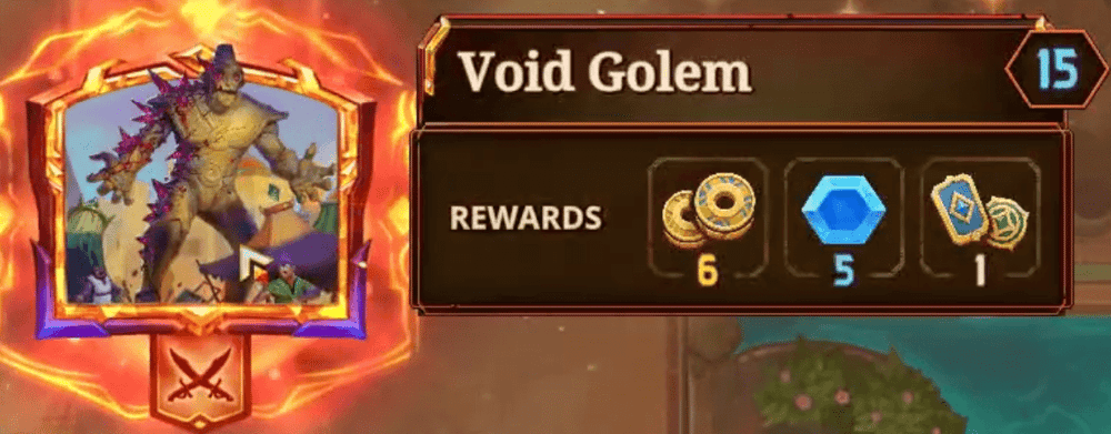 Bazaar Void Golem Lv 15