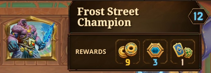 bazaar frost street champion rewards